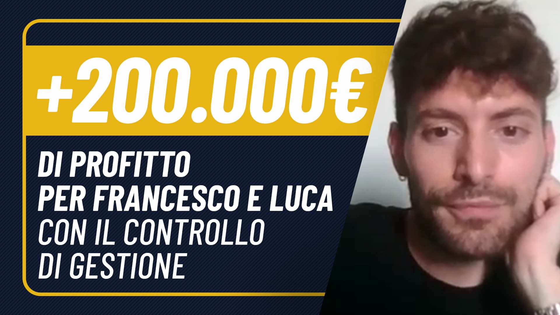 +200.000€ di Profitto per Francesco con il Controllo di Gestione in 12 Mesi
