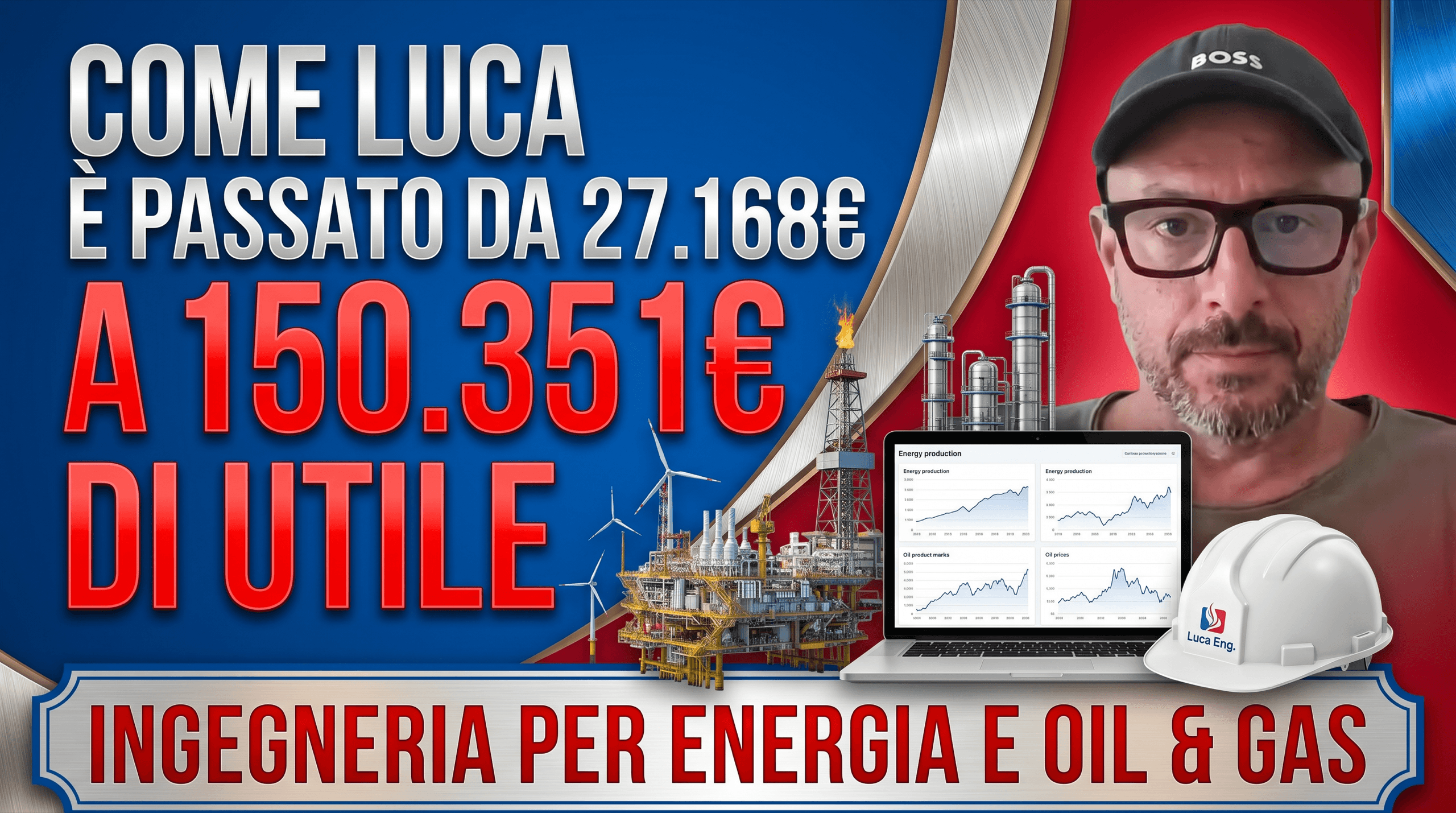 Utile +123k in 12 mesi: Luca mette ordine nei conti e il fatturato diventa risultato